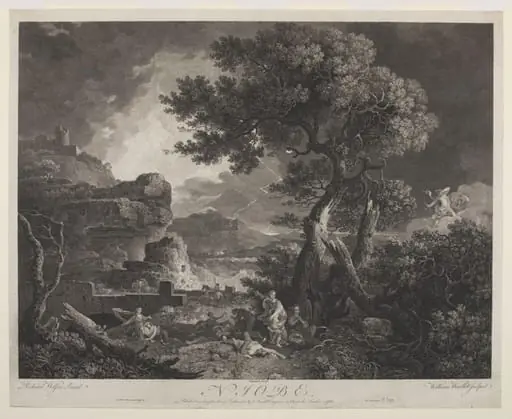 Niobe, by William Woollett