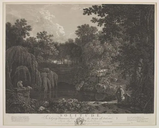 Solitude, by William Woollett