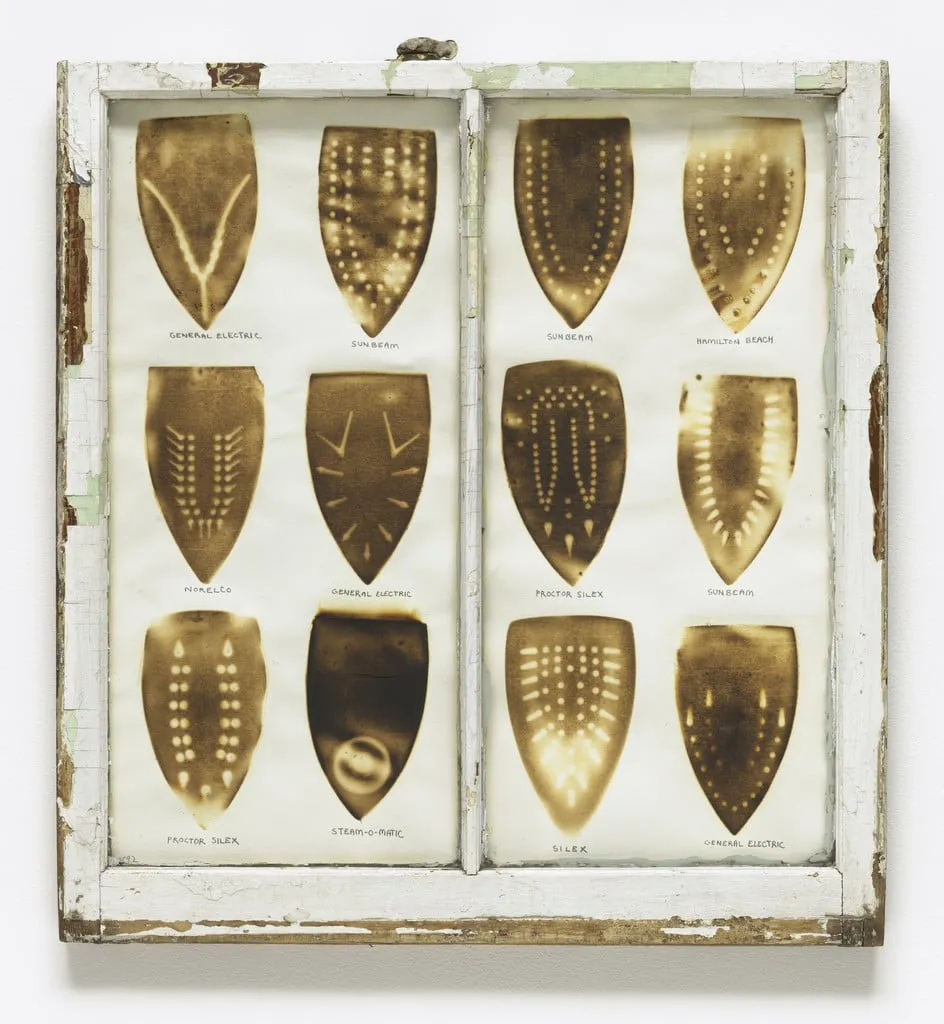 Untitled, by Willie Cole, graphite, 1992