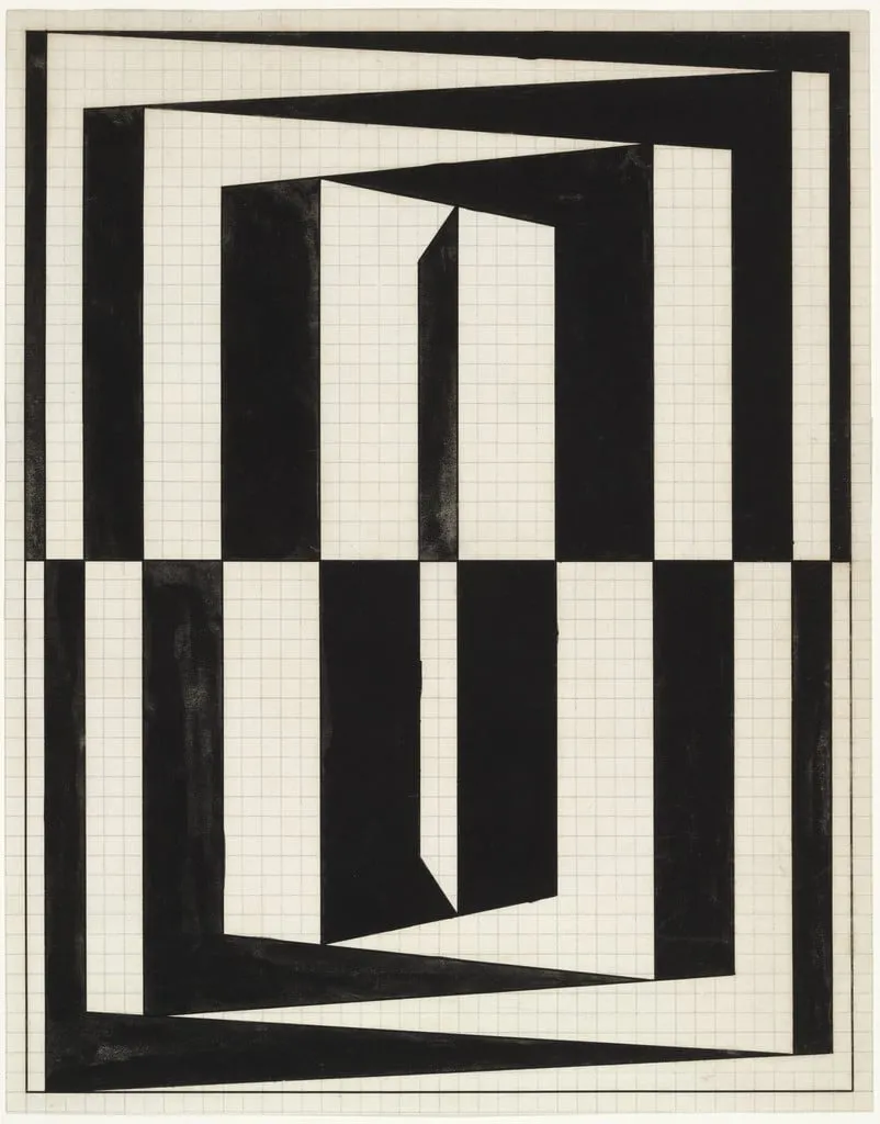 Untitled, by Willys de Castro, gouache, 1958