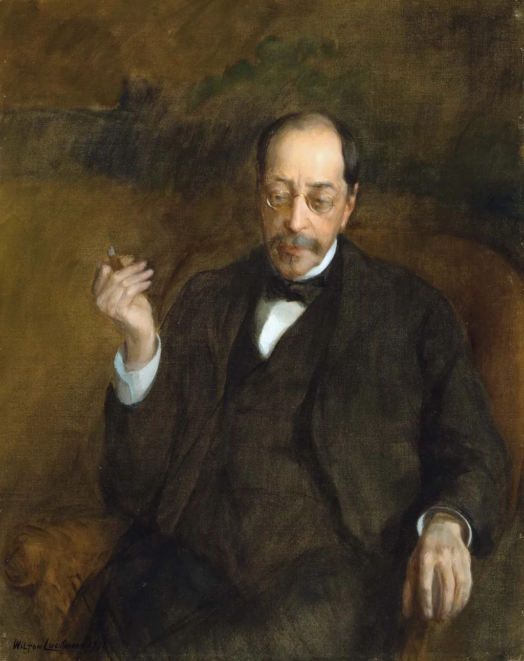 John La Farge, by Wilton Lockwood, oil, 1896