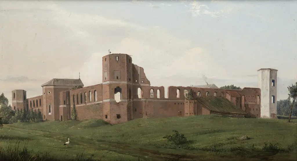 Castle Ruins at Olszany, by Wincenty Dmochowski