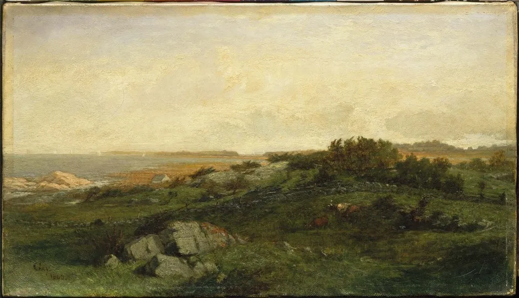 By the Sea, by Winckworth Allan Gay, oil, 1865