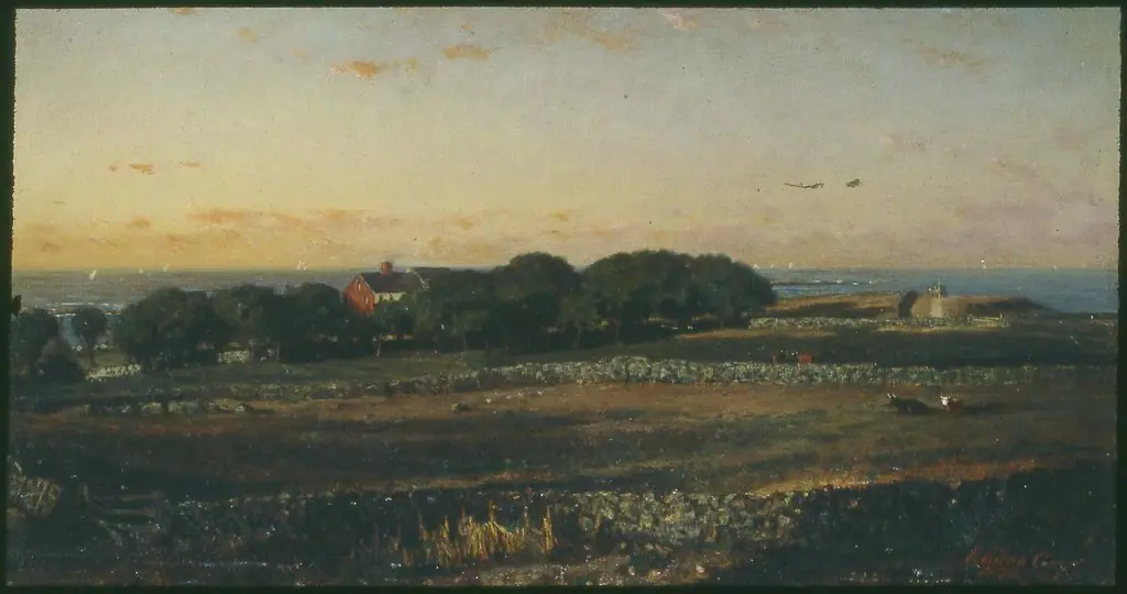 Farmhouse at Rye Beach, New Hampshire, by Winckworth Allan Gay