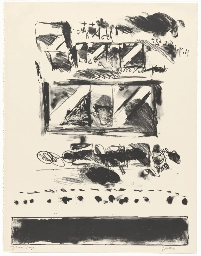 Untitled, by Winfred Gaul, ink, 1962