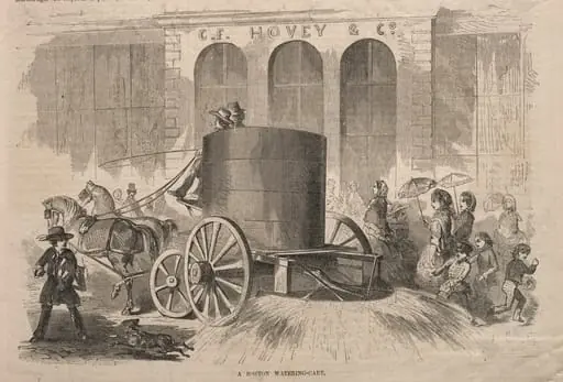 A Boston Watering-Cart, by Winslow Homer