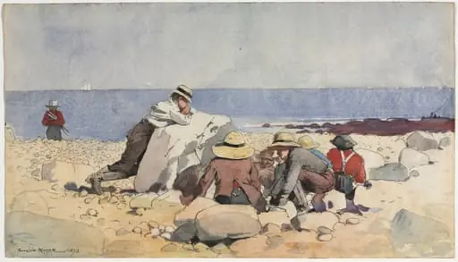 A Clam-Bake, by Winslow Homer
