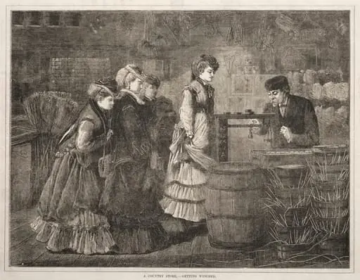 A Country Store, Getting Weighed, by Winslow Homer