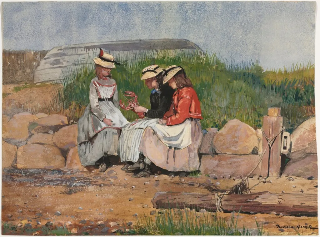 A Fisherman's Daughter, by Winslow Homer, 1873