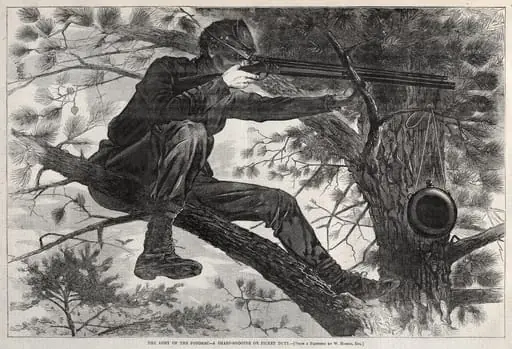 A Sharpshooter on Picket Duty, by Winslow Homer