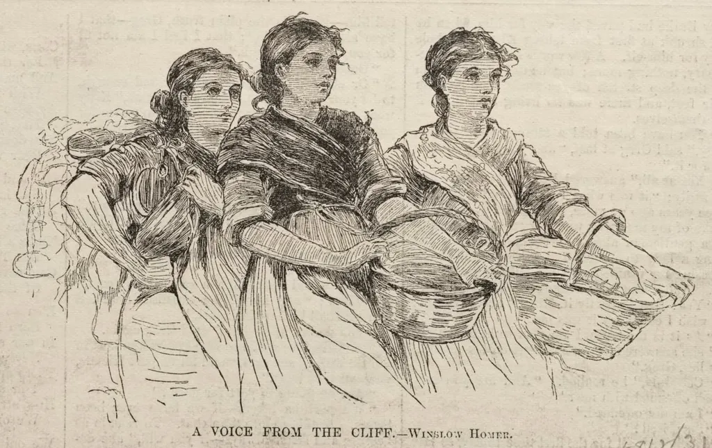 A Voice from the Cliff, by Winslow Homer, 1884