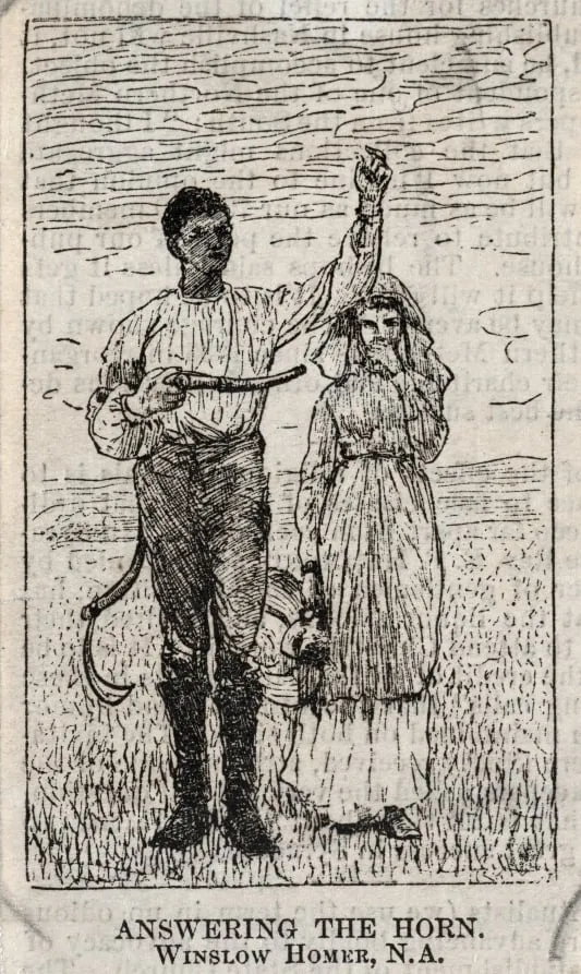 Answering the Horn, by Winslow Homer, 1874