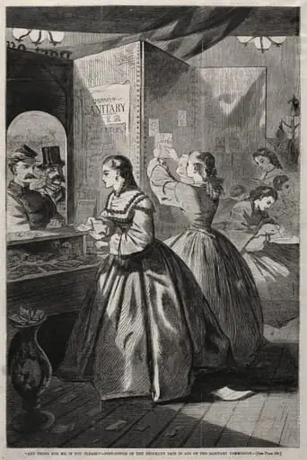 "Any Thing for Me, If you Please?" - Post-Office of the Brooklyn Fair in Aid of the Sanitary Commission, by Winslow Homer
