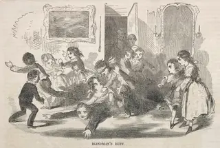 Blindman's Buff, by Winslow Homer, 1857