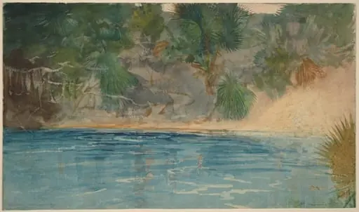 Blue Spring, Florida, by Winslow Homer