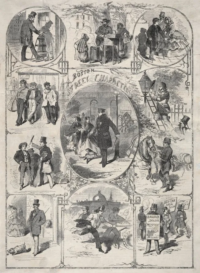 Boston Street Characters, by Winslow Homer, 1859
