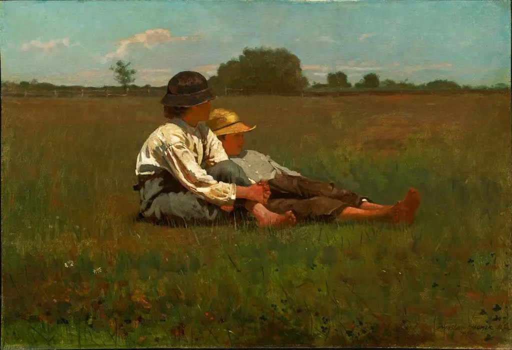 Boys in a Pasture, by Winslow Homer
