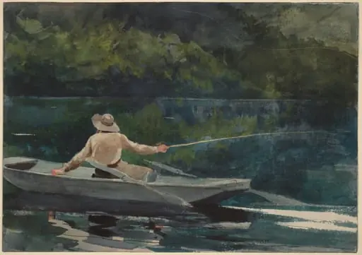 Casting, Number Two, by Winslow Homer