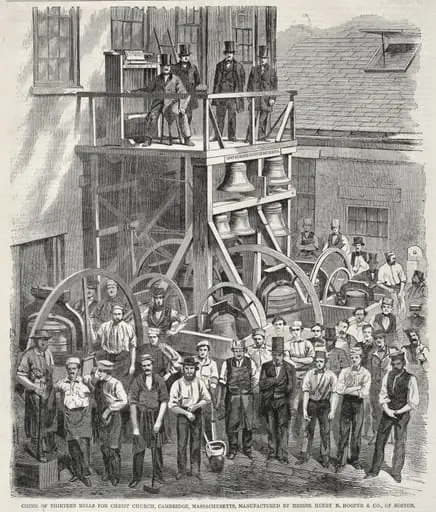 Chime of Thirteen Bells for Christ Church, Cambridge, Massachusetts, Manufactured by Messrs. Henry N. Hooper & Co., of Boston, by Winslow Homer