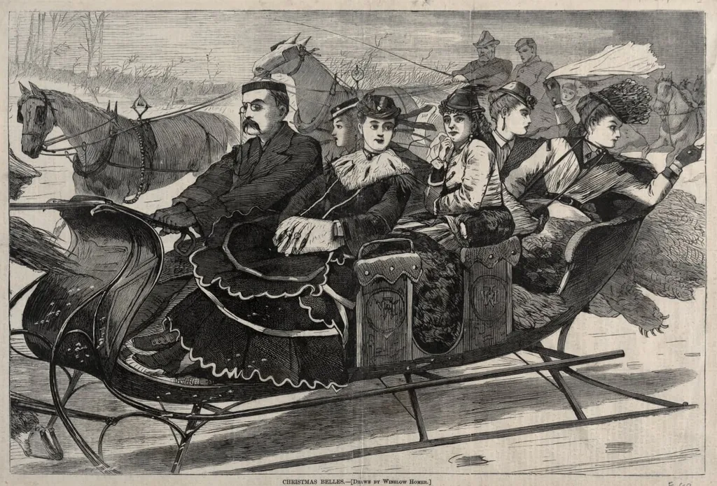 Christmas Belles, by Winslow Homer, 1869