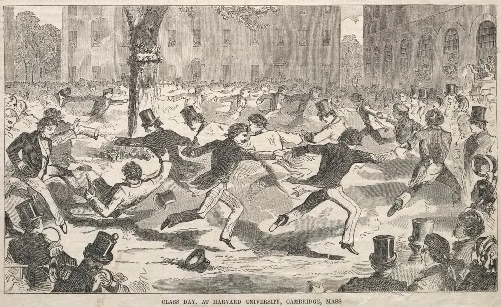 Class Day, at Harvard University, Cambridge, Massachusetts, by Winslow Homer, 1858