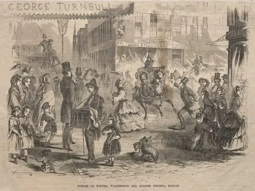 Corner Winter, Washington and Summer Streets, Boston, by Winslow Homer