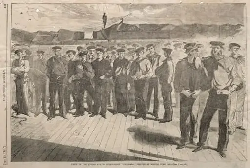 Crew of the United States Steam-Sloop "Colorado," Shipped at Boston, June 1861, by Winslow Homer