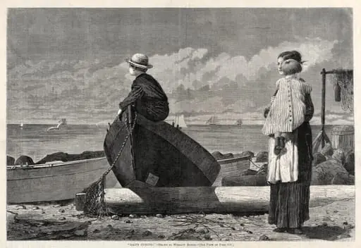 "Dad's Coming!", by Winslow Homer