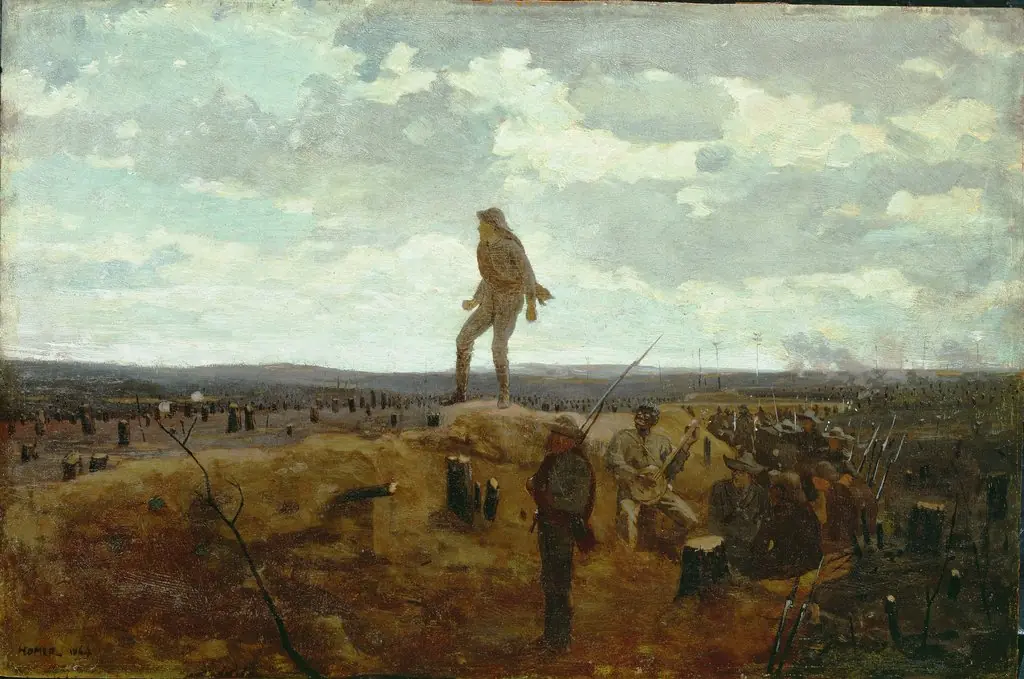 Defiance: Inviting a Shot Before Petersburg, by Winslow Homer