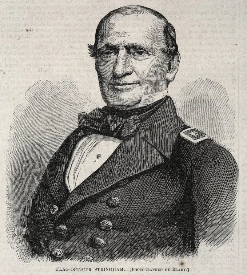 Flag Officer Stringham, by Winslow Homer, 1861