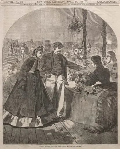 Floral Department of the Great Fair, by Winslow Homer