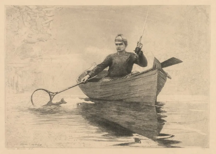 Fly Fishing, by Winslow Homer, 1889