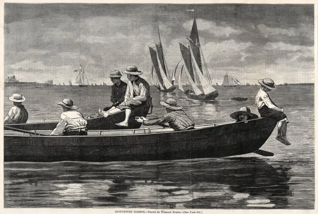 Gloucester Harbor, by Winslow Homer, 1873