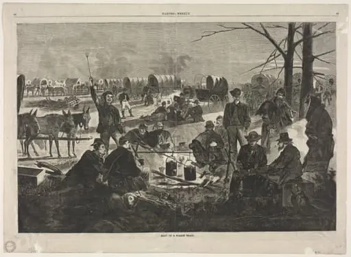 Halt of the Wagon Train, by Winslow Homer