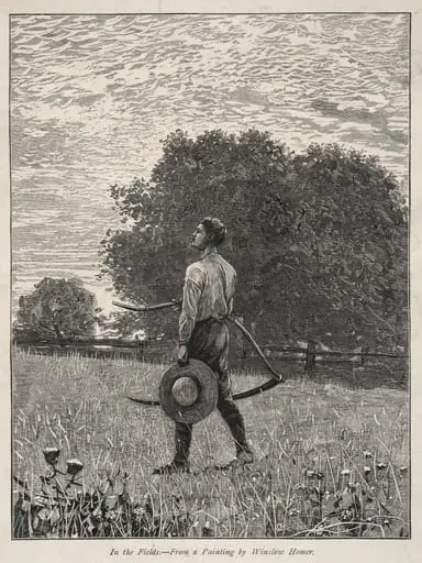 In the Fields, by Winslow Homer