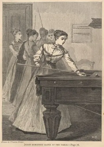 Jessie Remained Alone at the Table, by Winslow Homer