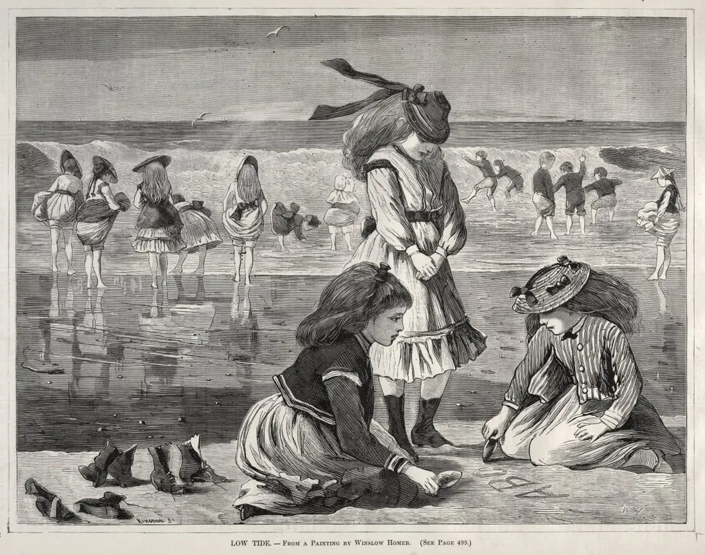 Low Tide, by Winslow Homer, 1870