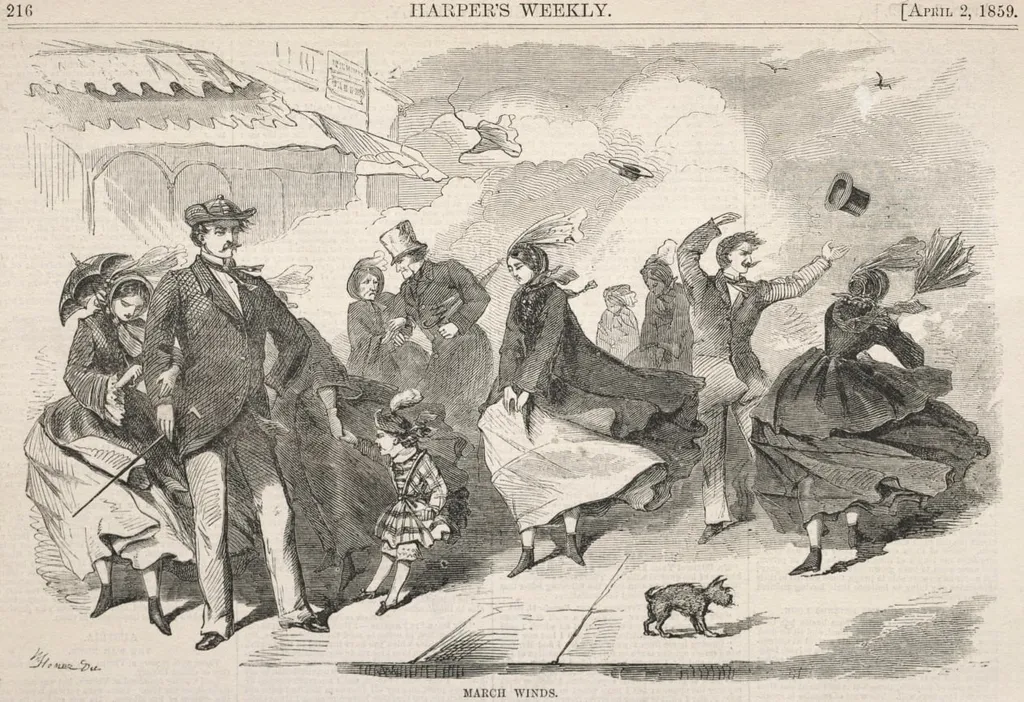 March Winds, by Winslow Homer, 1859