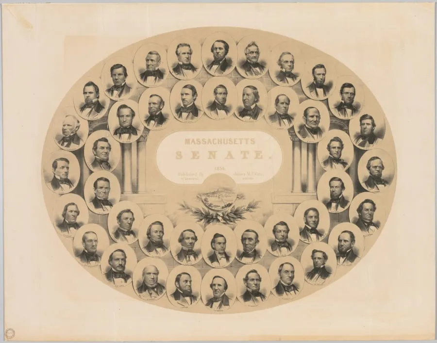 Massachusetts Senate, by Winslow Homer, 1856