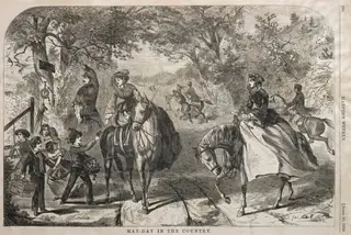 May Day in the Country, by Winslow Homer, 1859