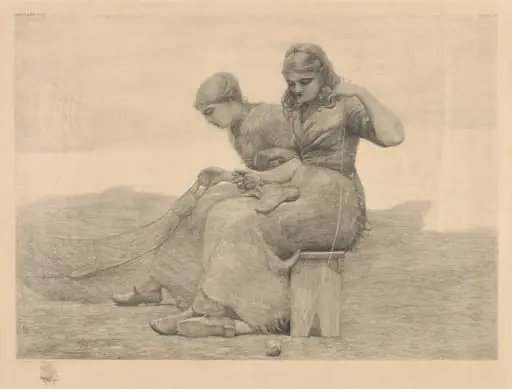 Mending the Nets, by Winslow Homer