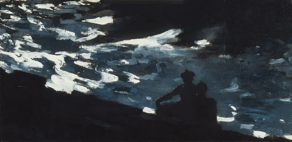 Moonlight on the Water, by Winslow Homer