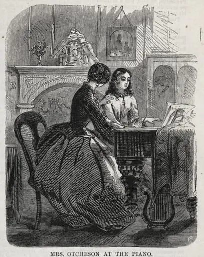 Mrs. Otcheson at the Piano, by Winslow Homer