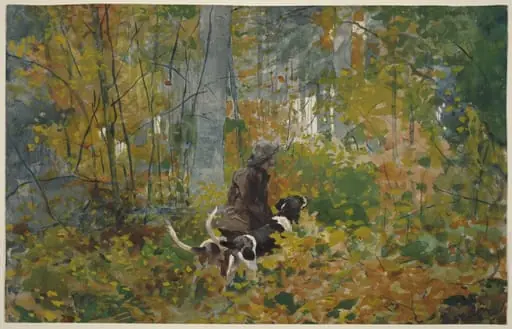 On the Trail, by Winslow Homer
