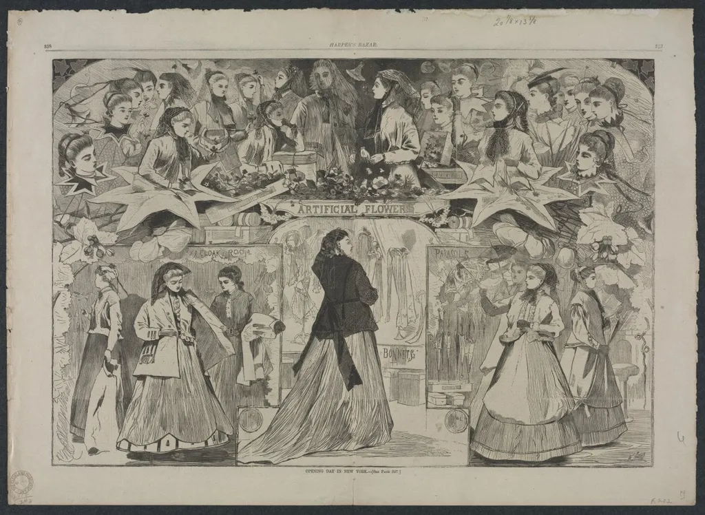 Opening Day in New York, by Winslow Homer, 1868