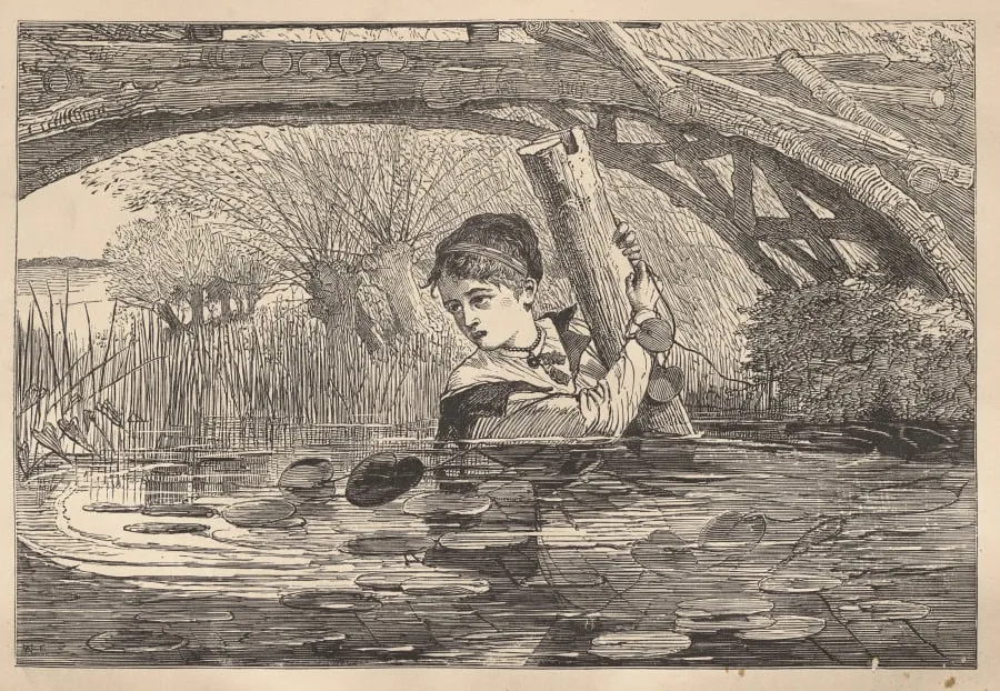 "Orrin, Make Haste, I Am Perishing", by Winslow Homer, 1868