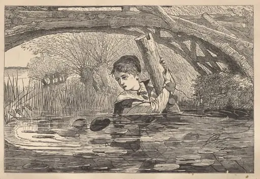 "Orrin, Make Haste, I Am Perishing", by Winslow Homer