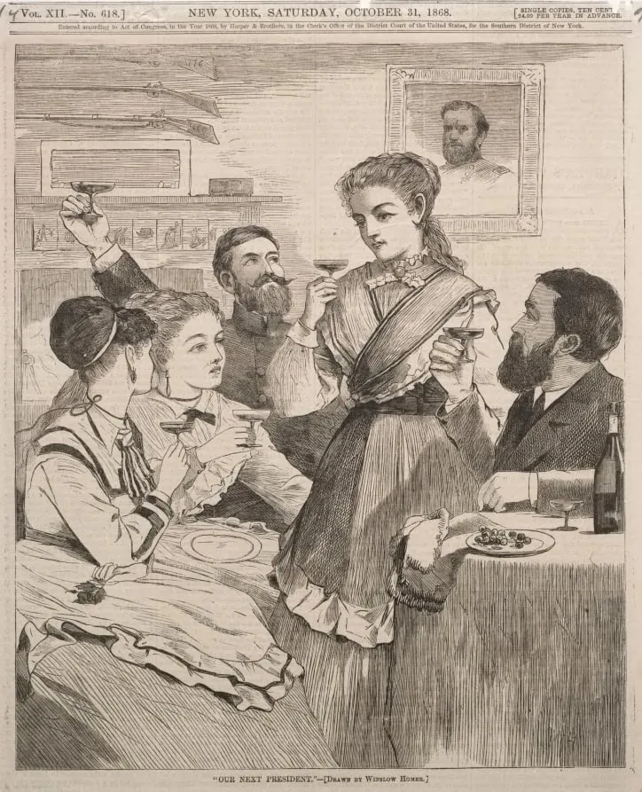 "Our Next President", by Winslow Homer, 1868
