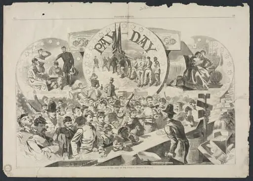 Pay Day in the Army of the Potomac, by Winslow Homer