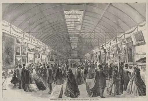 Picture Gallery of the Fair, Fourteenth Street Building, by Winslow Homer
